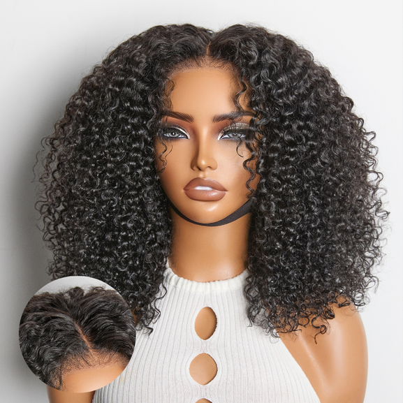 Luxury Afro Curly HD Lace Wig 5x5 – 100% Brazilian Human Hair | Glueless | 200% Density