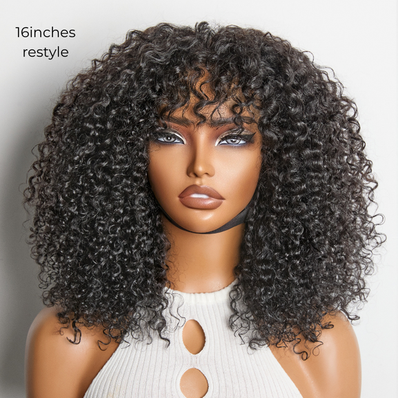 Luxury Afro Curly HD Lace Wig 5x5 – 100% Brazilian Human Hair | Glueless | 200% Density