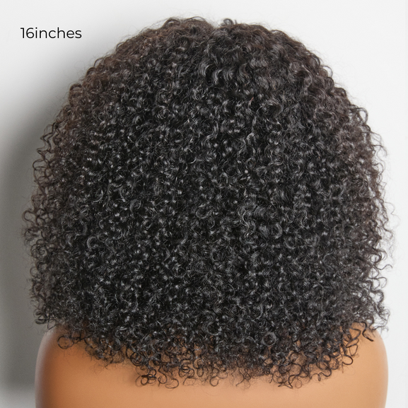 Luxury Afro Curly HD Lace Wig 5x5 – 100% Brazilian Human Hair | Glueless | 200% Density