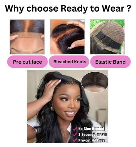 Pre-cut Front lace Body Wave Dark Brown 