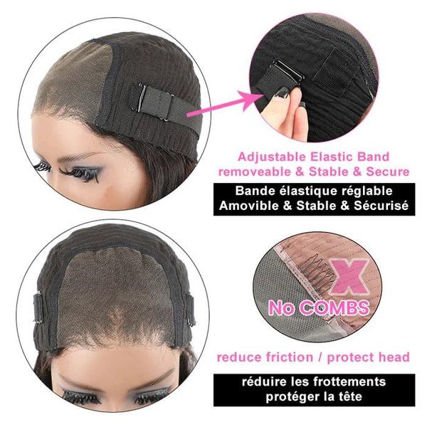 Pre-cut Straight Dark Brown Lace Front 