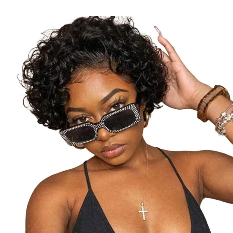 Pixie Curly 13x1 Dark Brown - Lana&Jade Hairs