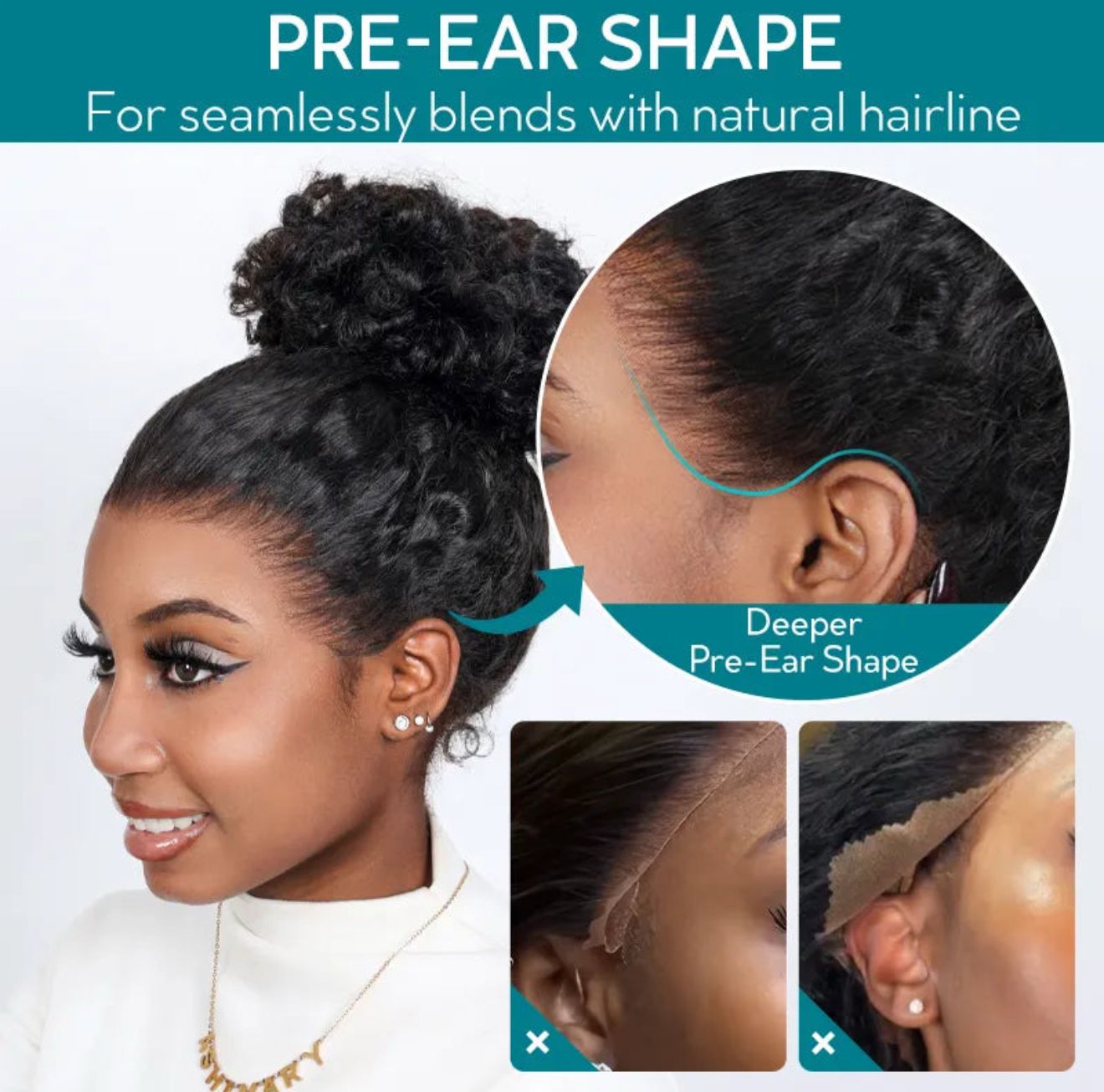 Salon Layer Cut Ginger Highlights On Brown Hair 360 Lace Frontal Invisi Strap Skin Lace Drawstring Snug Fit Body Wave Human Hair Wig - Lana&Jade Hairs