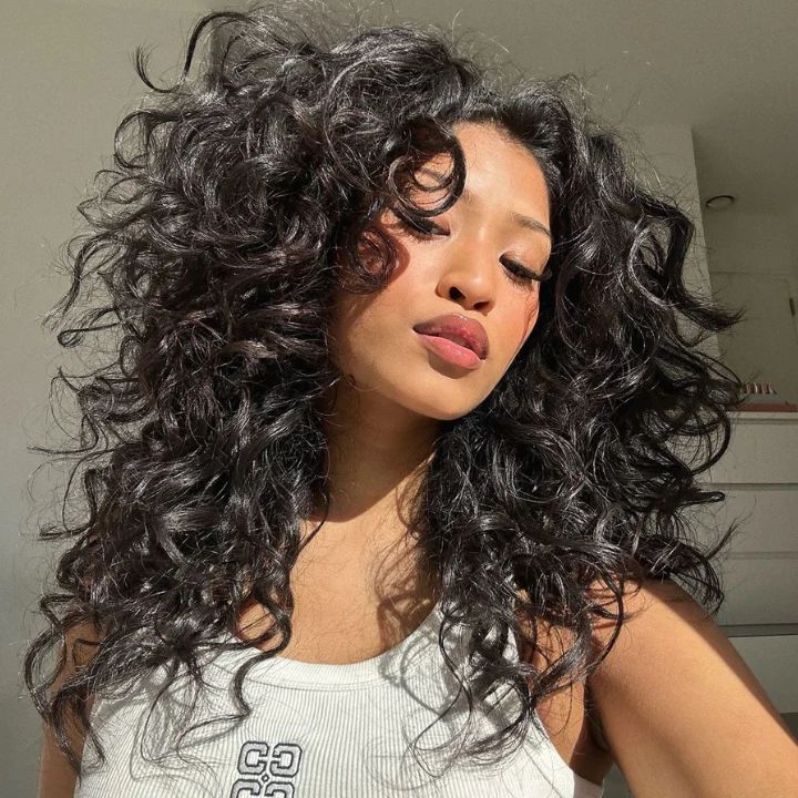 Glueless Frizzy Loose Wave Human Hair Clear Transparent Lace Front Bouncy Curly Wigs For Women - Lana&Jade Hairs