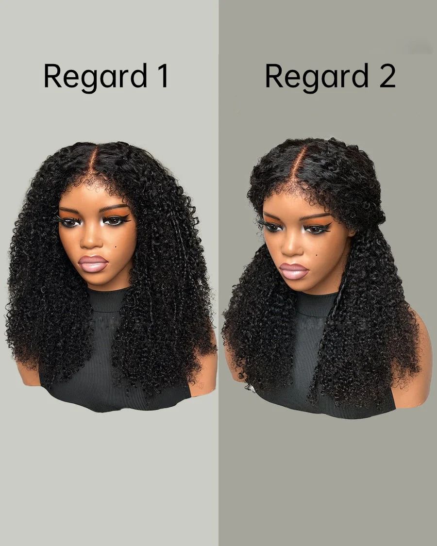 9x4 HD Lace Front Glueless Coily Curls Hybrid Wig - Lana&Jade Hairs