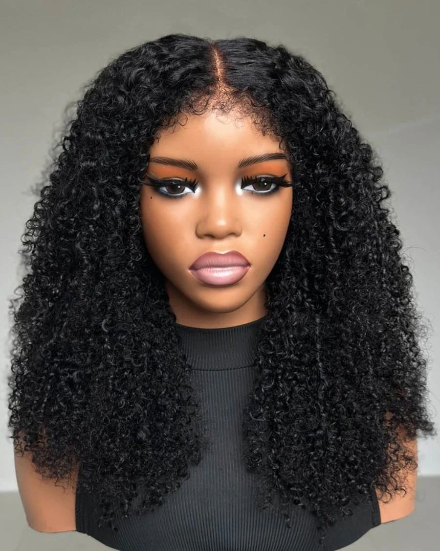 9x4 HD Lace Front Glueless Coily Curls Hybrid Wig - Lana&Jade Hairs