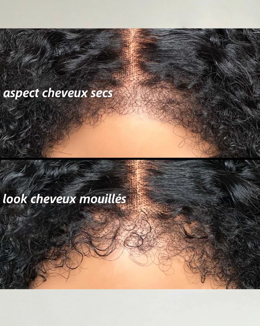9x4 HD Lace Front Glueless Coily Curls Hybrid Wig - Lana&Jade Hairs