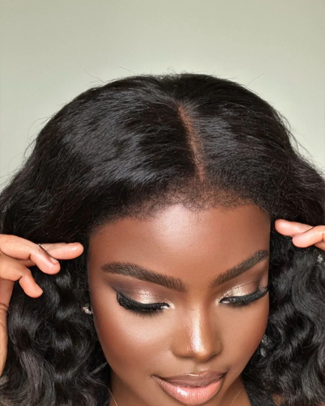 Short Curly Bob Human Hair With 5x5 Pre-Cut HD Lace And Kinky Edges - Lana&Jade Hairs