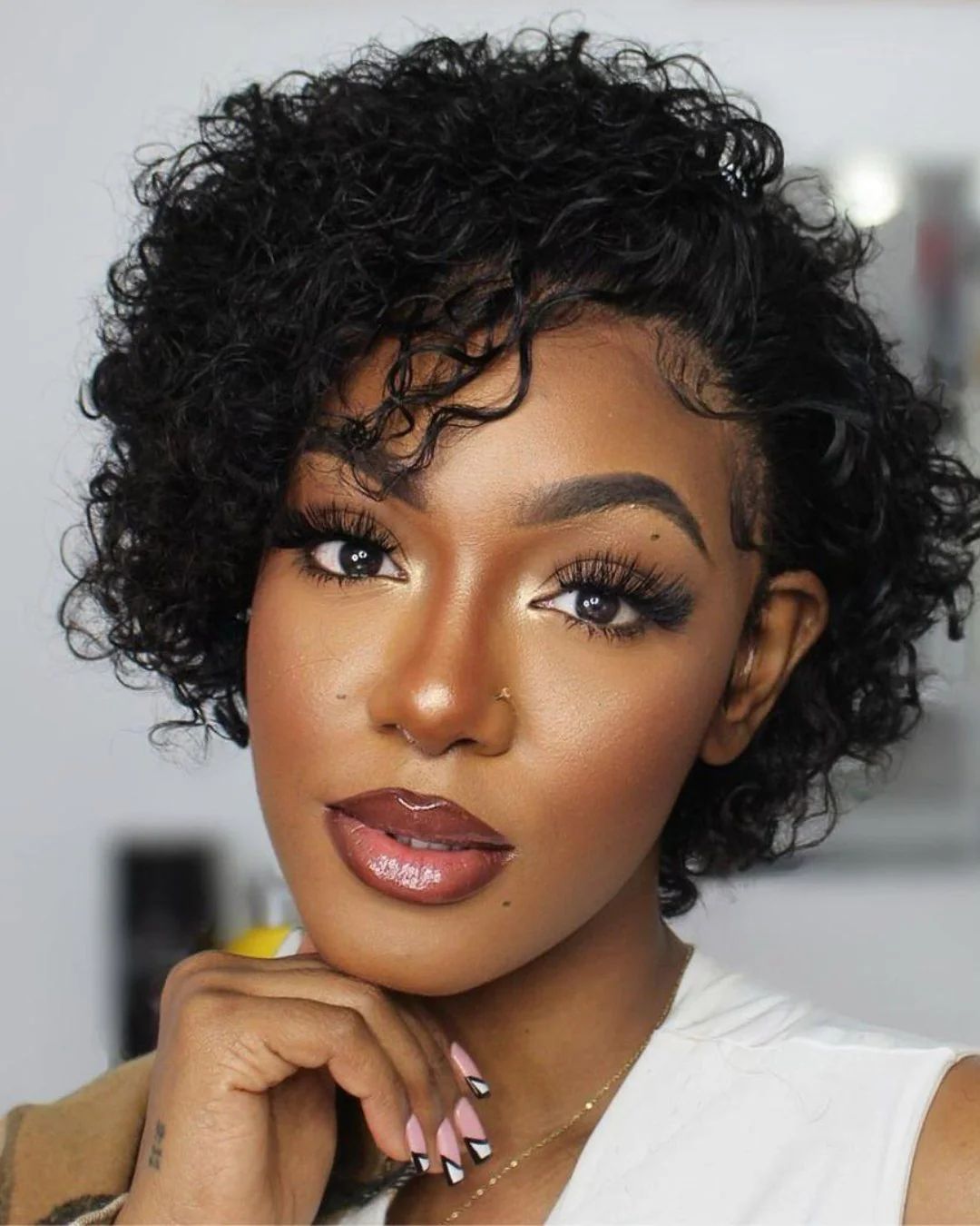 Short Curly Pixie Cut Wig - Lana&Jade Hairs