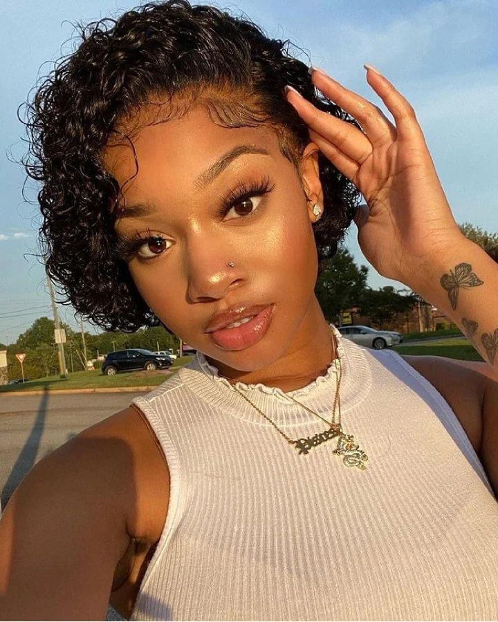 Short Curly Pixie Cut Wig - Lana&Jade Hairs