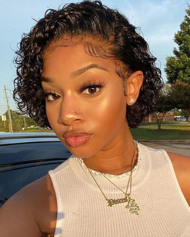 Short Curly Pixie Cut Wig - Lana&Jade Hairs