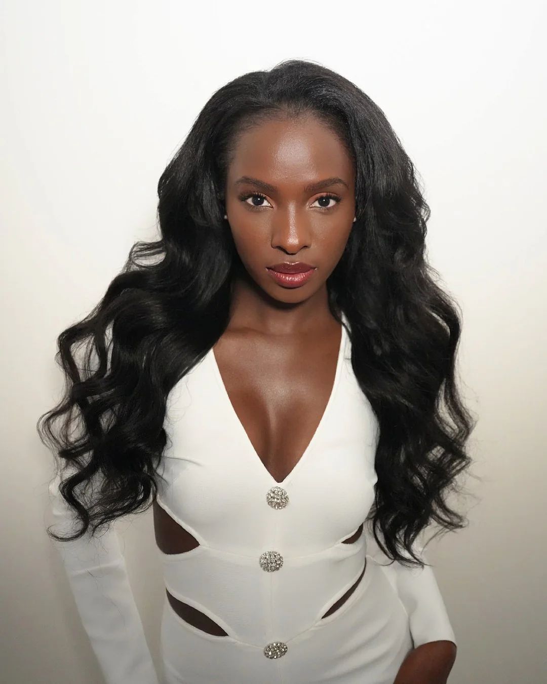 Fine Yaki Body Wave Wig With V Part - Lana&Jade Hairs