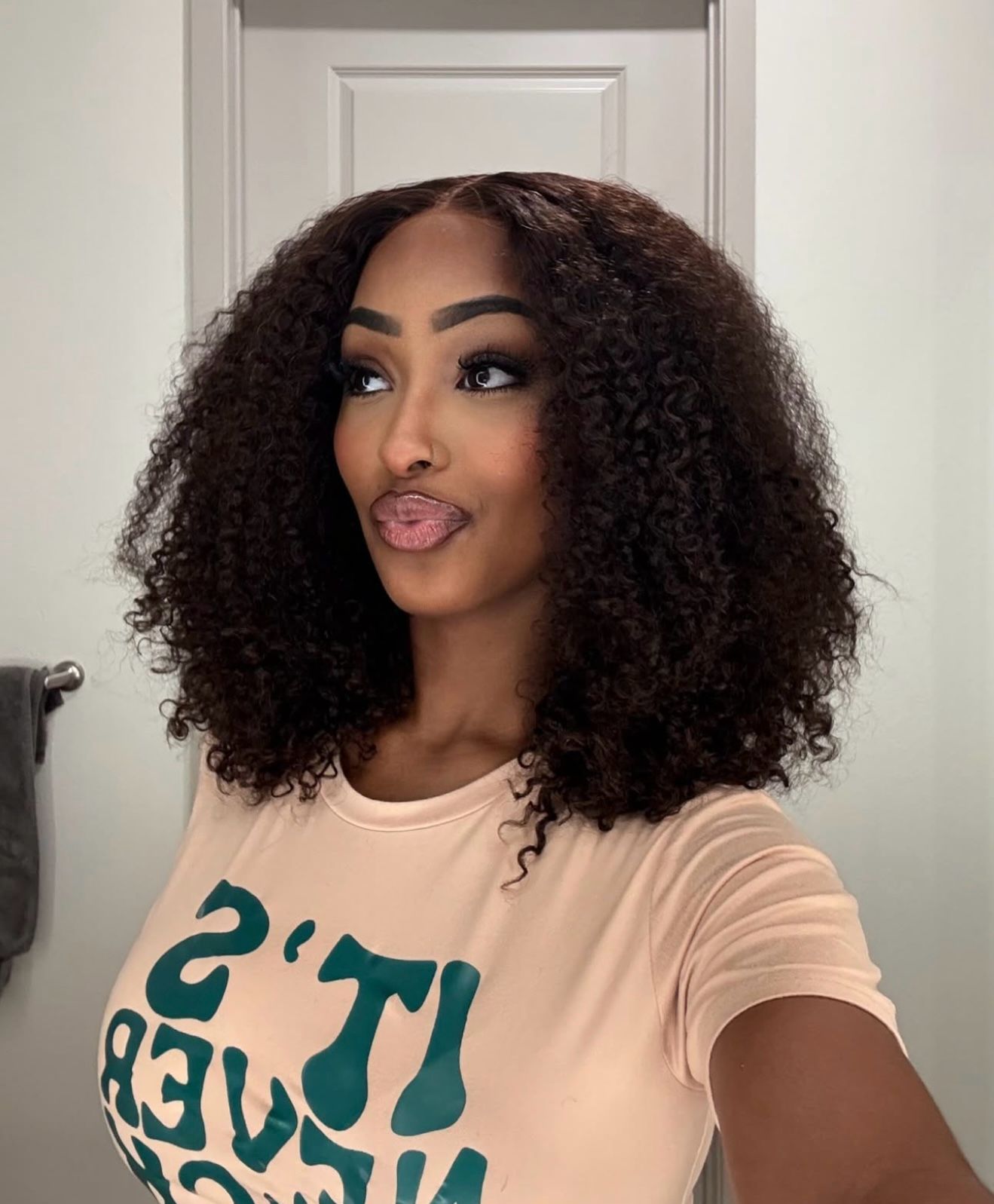 Pixie Jerry Curl Wig Black Bob Wig 10A Brazilian Human Hair - Lana&Jade Hairs