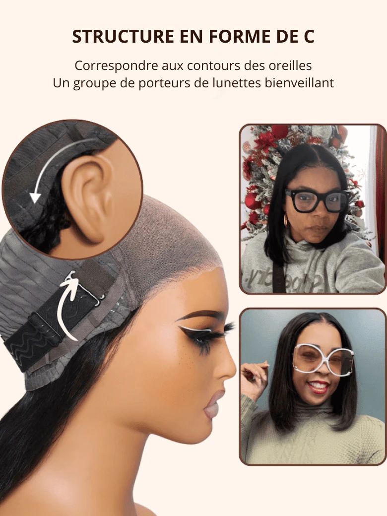 Red Brown 33B Color Body Wave 7×5 Bye-Bye Knots Glueless Wig 150% Density - Lana&Jade Hairs