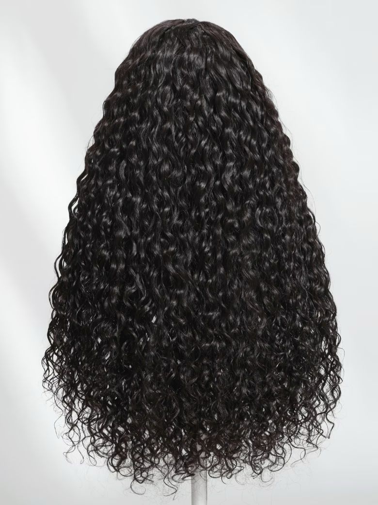 Lena Jade Hairs 7x5 Bye-Bye Knots™ Wig is 13x4 Pre-Everything™, Glueless, Wet and Wavy, Invisible Knots with Invisible Drawstring and Free Baby Hair