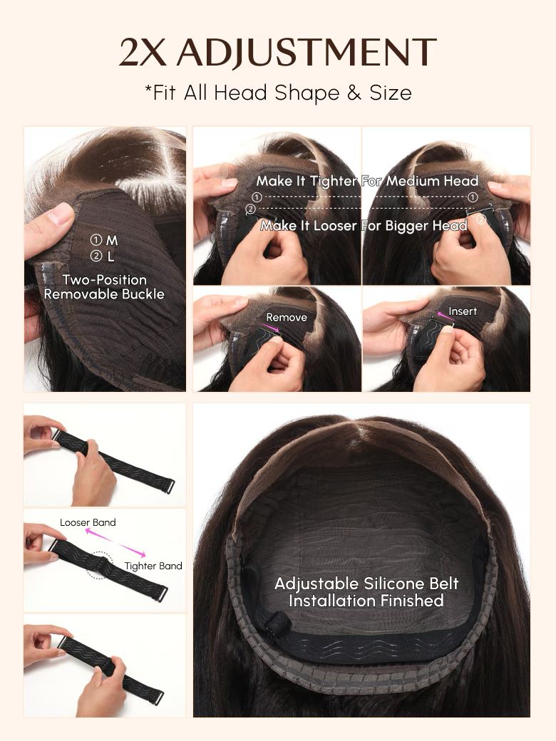 Lena Jade Hairs Bye-Bye Knots 7x5 Pre-Plucked Wavy Lace Front Wig with Drawstring