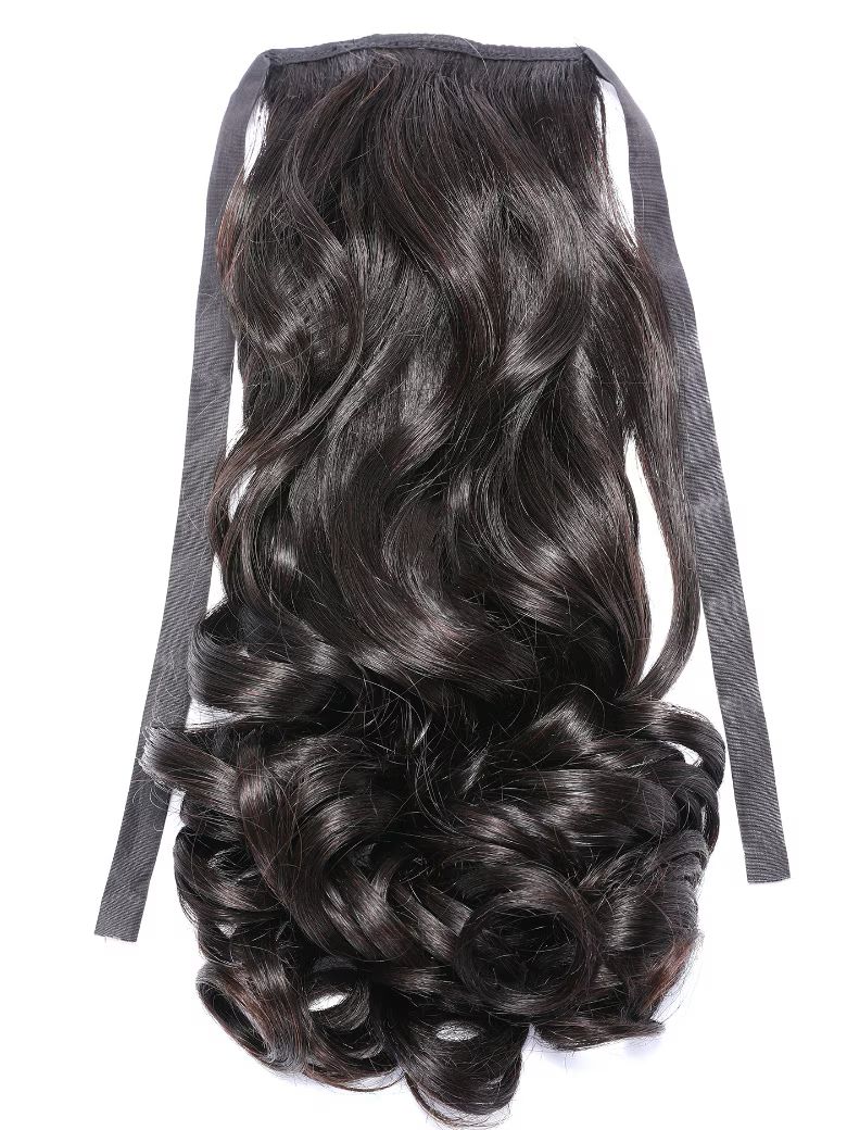 Lana&Jade Hairs Dark Brown Loose Wave Clip-in Ponytail Extension