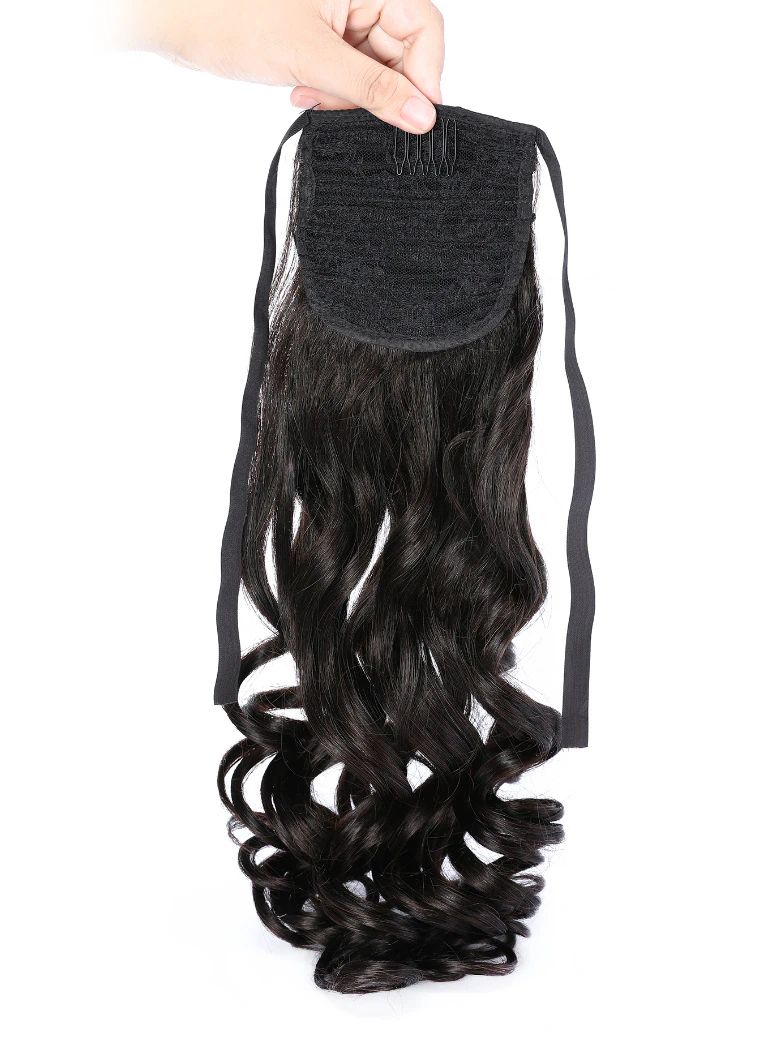 Lana&Jade Hairs Dark Brown Loose Wave Clip-in Ponytail Extension