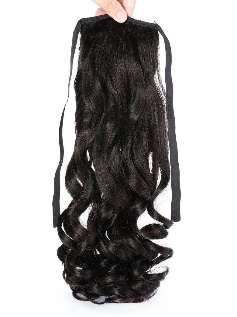 Lana&Jade Hairs Dark Brown Loose Wave Clip-in Ponytail Extension