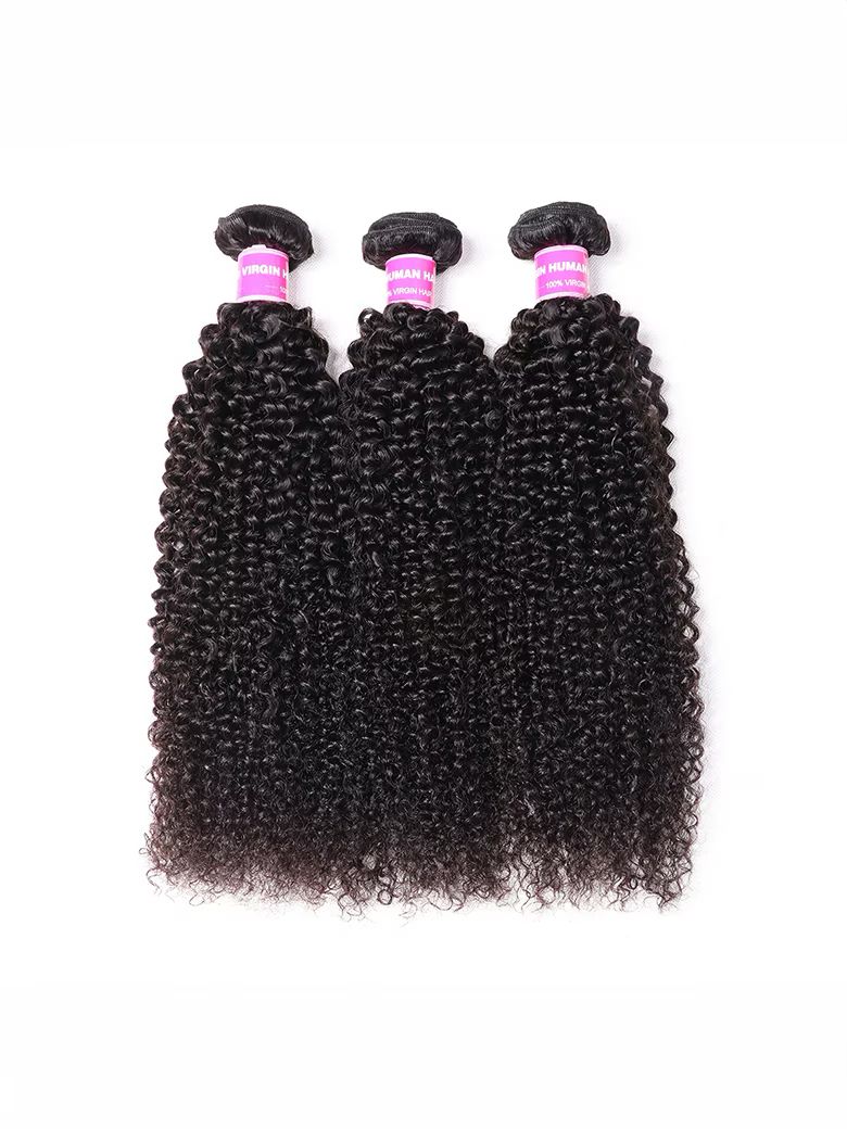Lana&Jade Hairs 100% Virgin Human Hair Kinky Curly Hair 3 Bundles