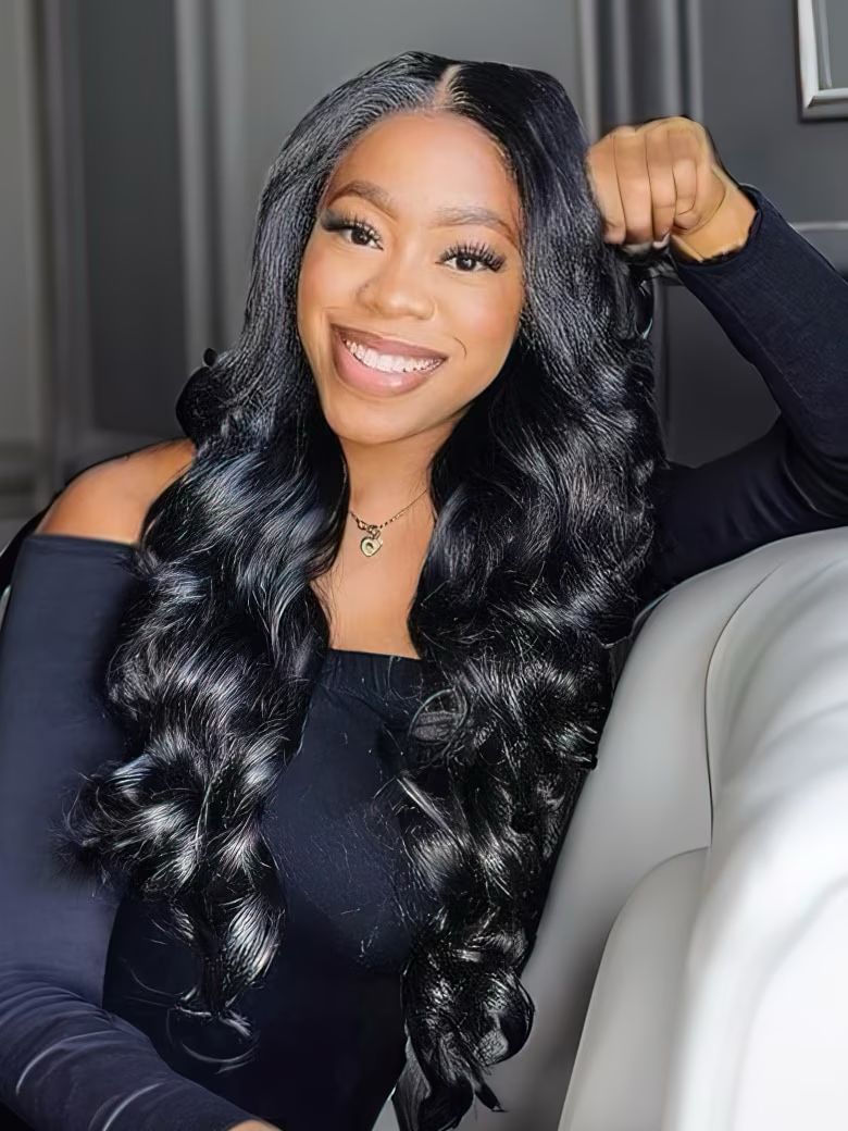 Combo Sale 8 Inch Bye Bye Knots Dark Red Brown 33B Color Side Part Bob and 20 Inch U Part Body Wave Wig