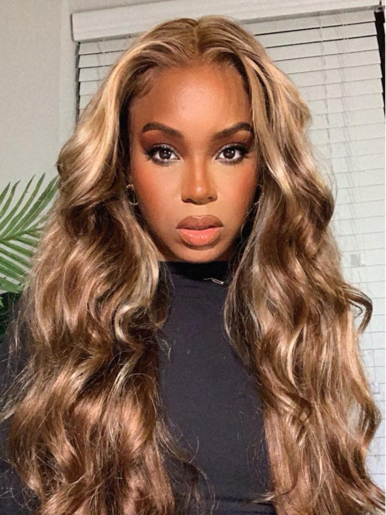 Lana Jade Hair Body Wave Blonde Highlight Human Hair 4 Bundles